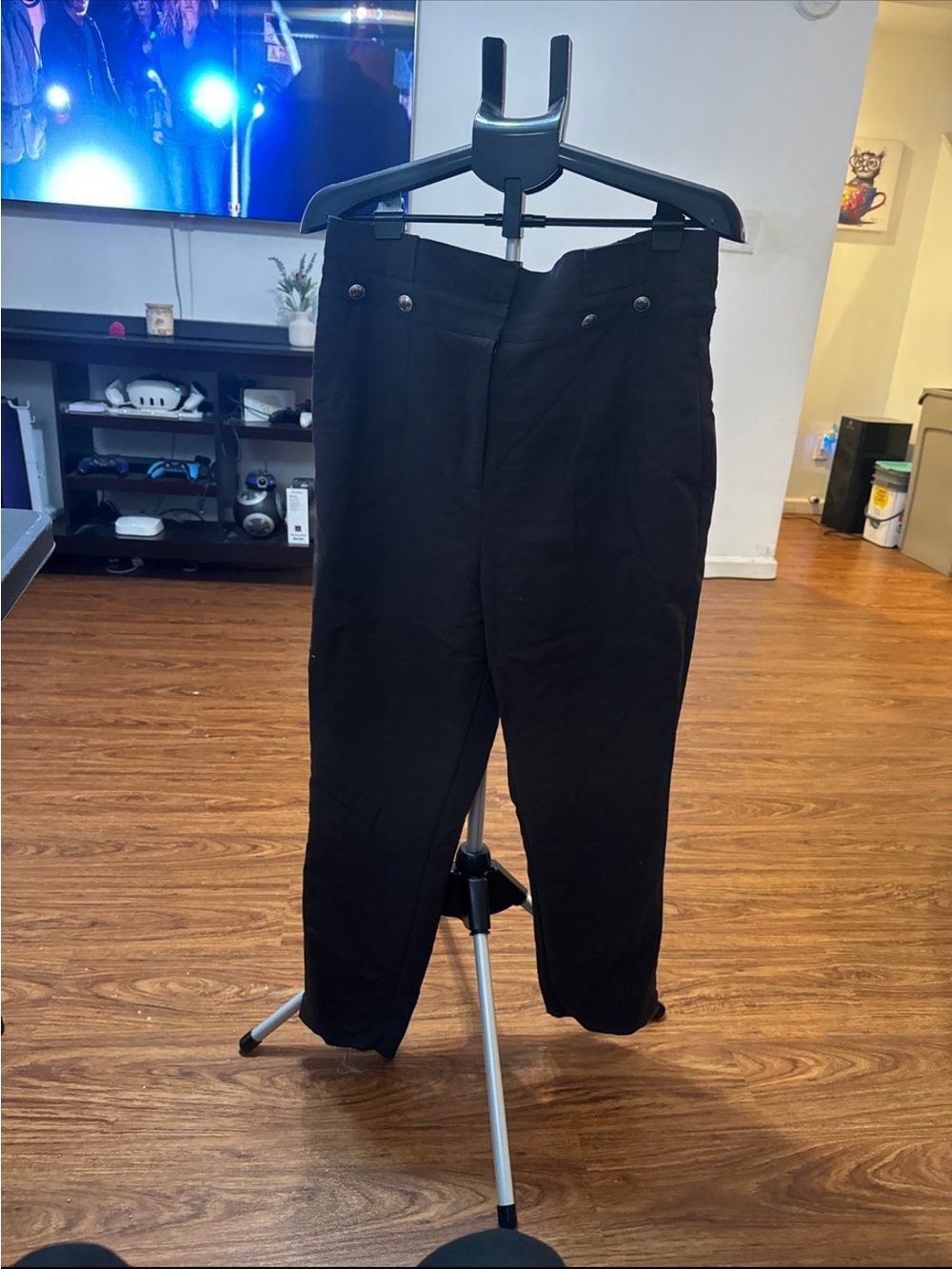 New York & Company Brown High-Rise Tailored Pants